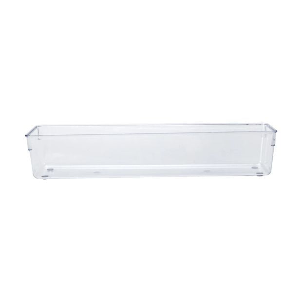 Large & Narrow Clear Drawer - Anko