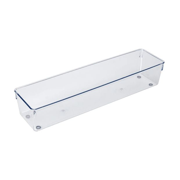 Large & Narrow Clear Drawer - Anko