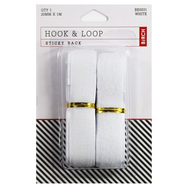 Birch Hook & Loop Sticky Back
