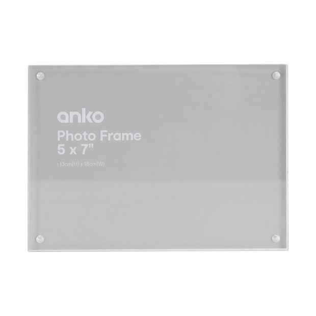 Clear Acrylic Photo Block Frame, 5" x 7"