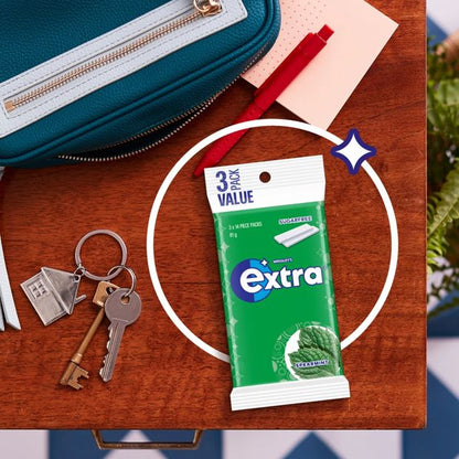 Wrigley's Extra Spearmint Chewing Gum - 3 Pack
