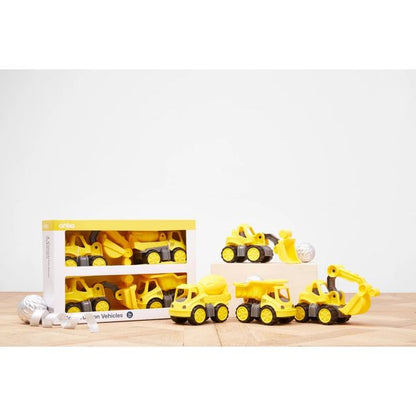 Construction Vehicles, 4 Pack - Anko