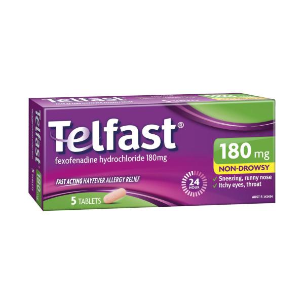 Hayfever Allergy Relief 180mg Antihistamine Tablets