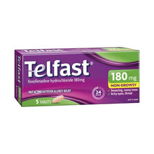 Hayfever Allergy Relief 180mg Antihistamine Tablets