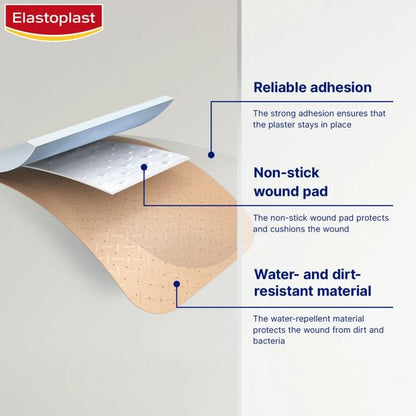 Elastoplast Plastic Water-Resistant Plasters - 40 Pack