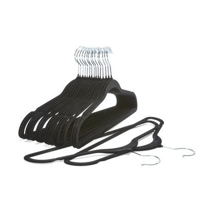 Flocked Hangers, Pack of 30 - Anko