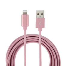 Lightning Cable, 2m Pink Rope - Anko