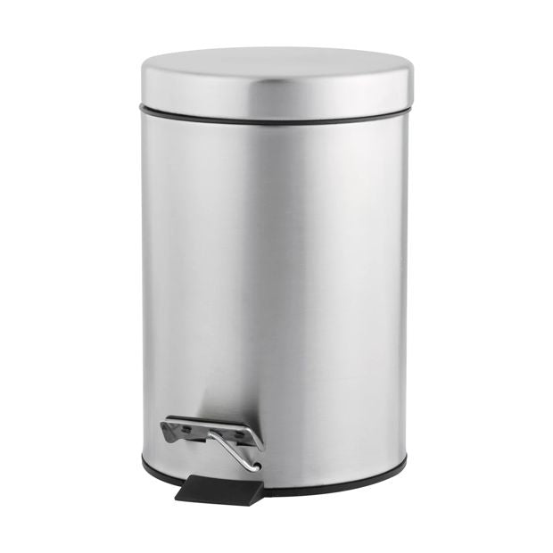 Stainless Steel Rubbish Bin, 3L - Anko