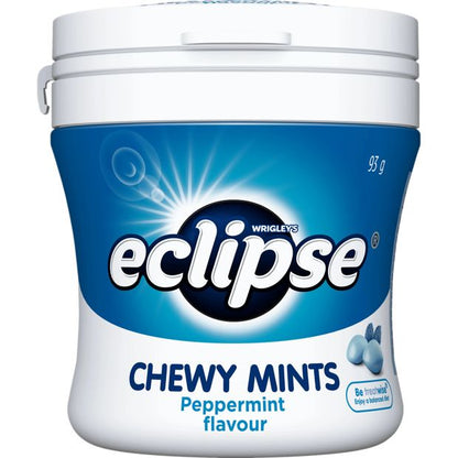 Wrigley's Eclipse Chewy Bottle Peppermint Flavour 93g