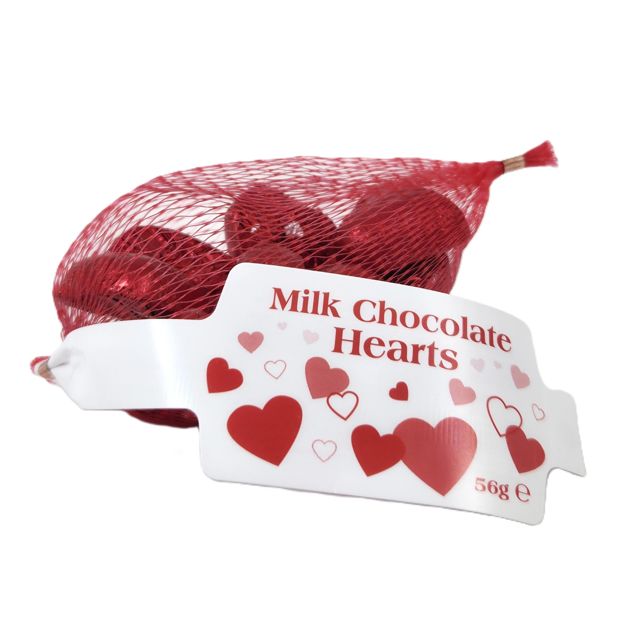 Sorini Milk Chocolate Hearts - 56g