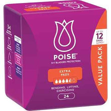 Poise Extra Pads 24 pack