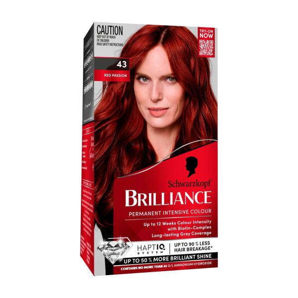 SCHWARZKOPF BRILLIANCE 43 RED PASSION