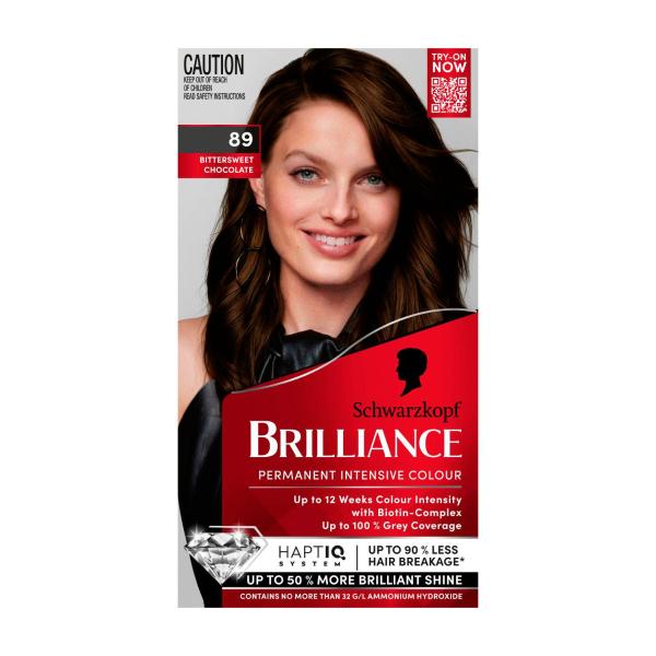 SCHWARZKOPF BRILLIANCE 89 BITTER SWEET CHOCOLATE