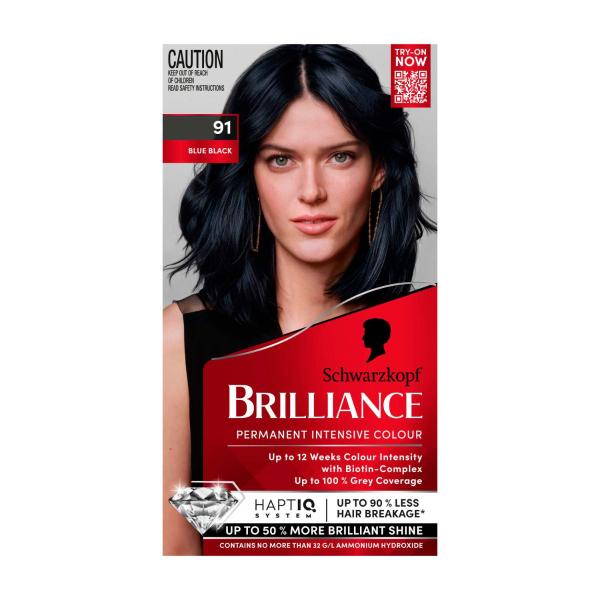 SCHWARZKOPF BRILLIANCE 91 BLUE BLACK