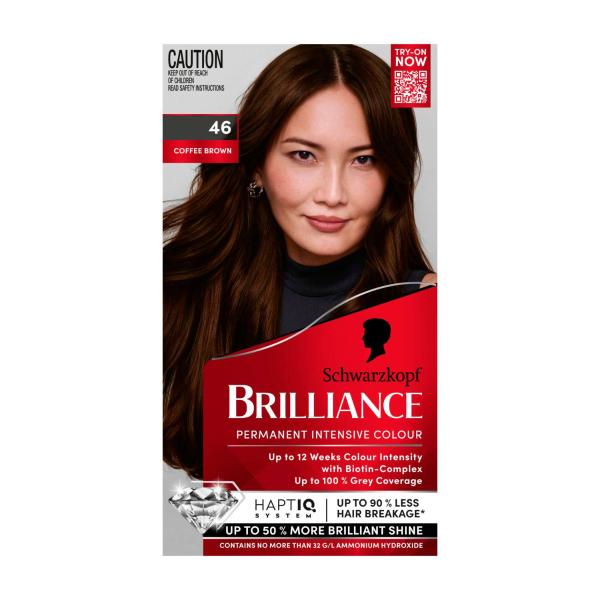 SCHWARZKOPF BRILLIANCE 46 COFFEE BROWN