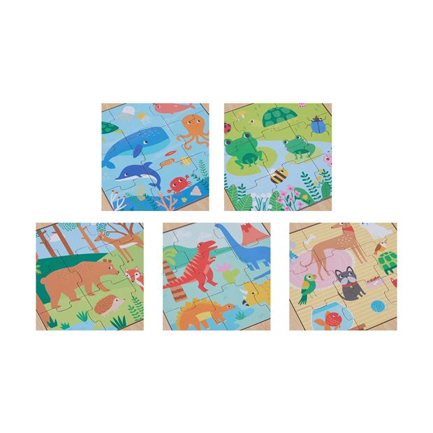 Wooden Jigsaw Puzzle, Assorted - Anko