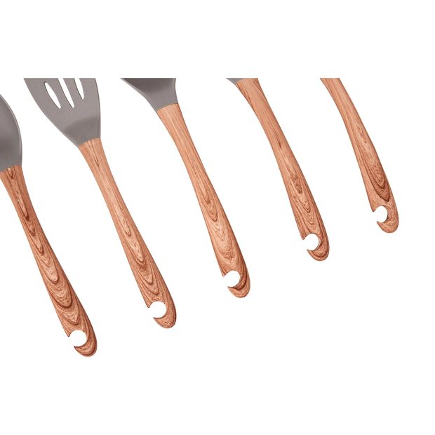 Wood Look Utensils Set - Anko
