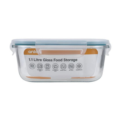Glass Food Storage Container - Anko