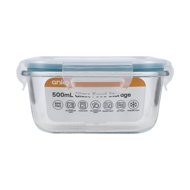 Glass Food Storage Container - Anko