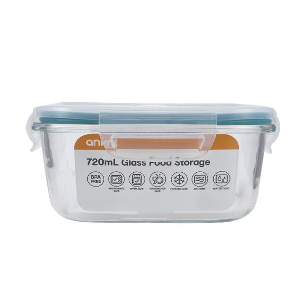 Glass Food Container - Anko