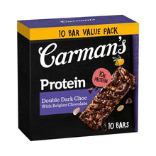 CARMANS DOUBLE DARK CHOC PROTEIN BARS 10 BAR VALUE PACK 400G