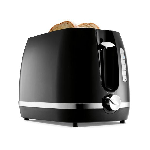 2 Slice Toaster, Black - Anko