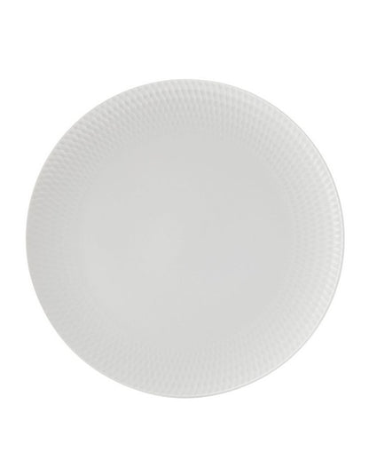 White Basics Diamonds Dinner Plate 27cm in White