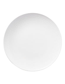 White Basics Diamonds Dinner Plate 27cm in White