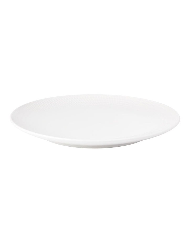 White Basics Diamonds Dinner Plate 27cm in White