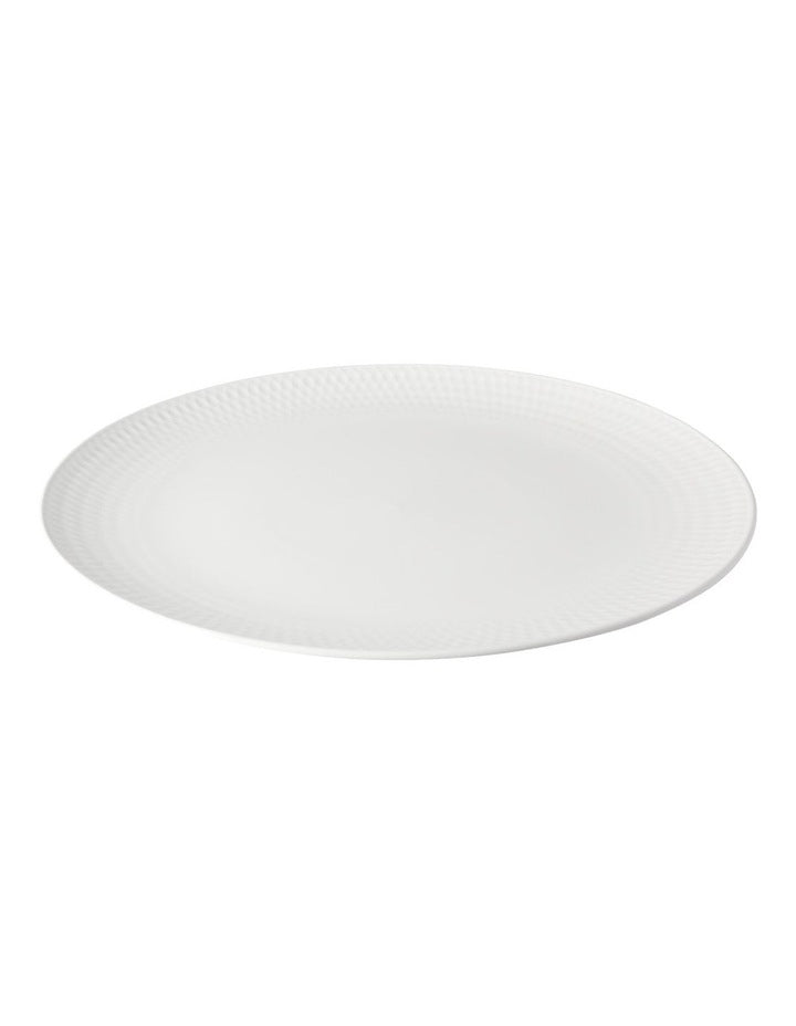 White Basics Diamonds Gift Boxed Round Platter 36cm in White