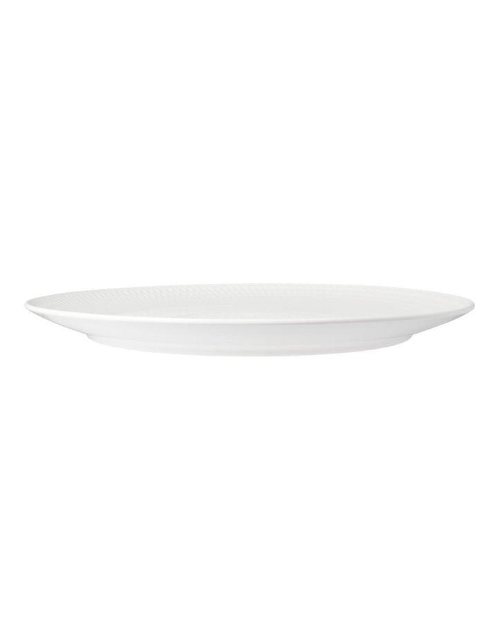 White Basics Diamonds Gift Boxed Round Platter 36cm in White