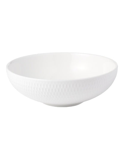 White Basics Diamonds Coupe Bowl 18.5cm in White