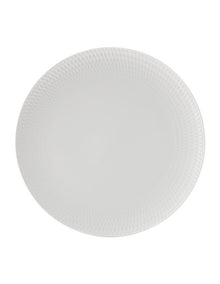White Basics Diamonds Dinner Set 16 Piece in White