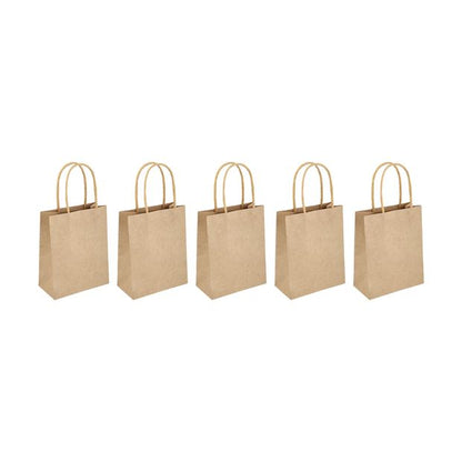 Kraft Loot Bags, 5 Pack - Anko