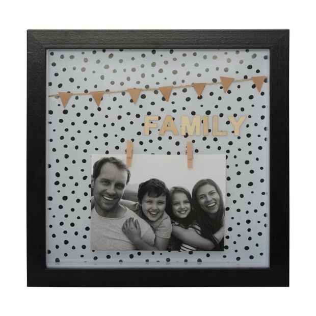 Photo Frame, 12" x 12", Black - Anko