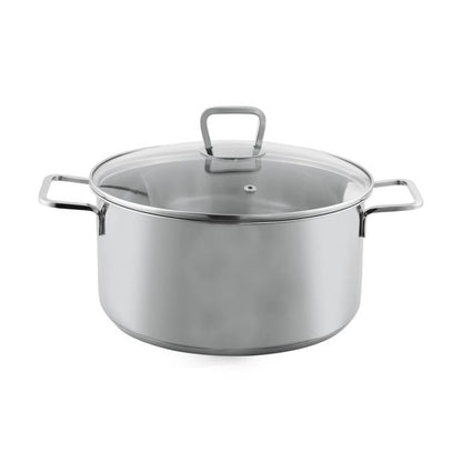 Stainless Steel Casserole, 24cm - Anko