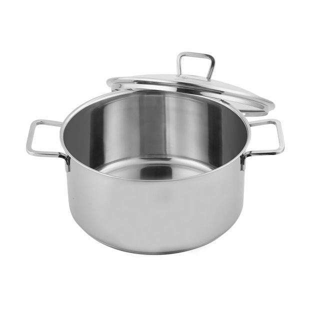 Stainless Steel Casserole, 24cm - Anko