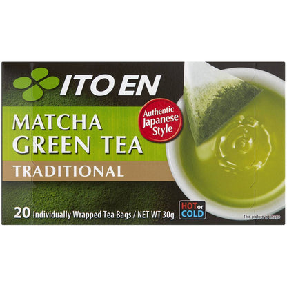 Ito En Matcha Green Tea Traditional 20 Pack