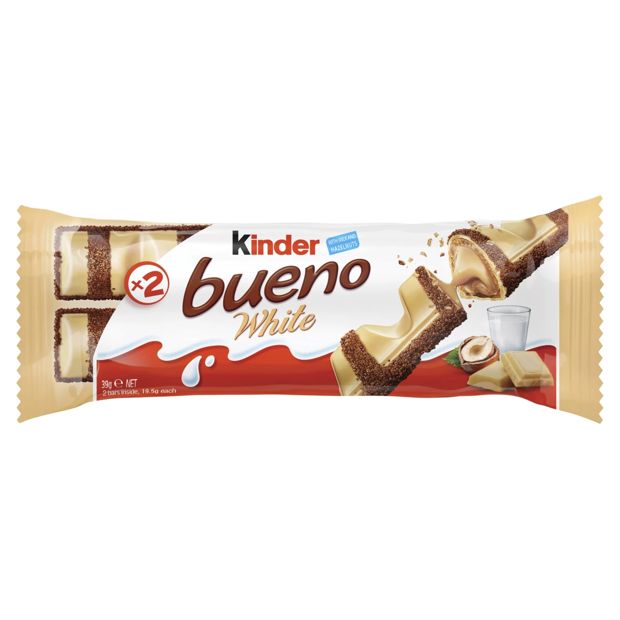 Kinder Bueno White, 2 Pack - 39g