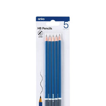 HB Pencils, 5 Pack - Anko