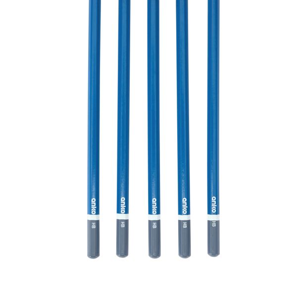 HB Pencils, 5 Pack - Anko