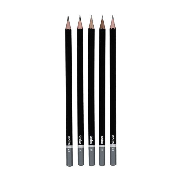 2B Pencils, 5 Pack - Anko