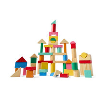 Wooden Blocks with Shape Sorting Lid - Anko