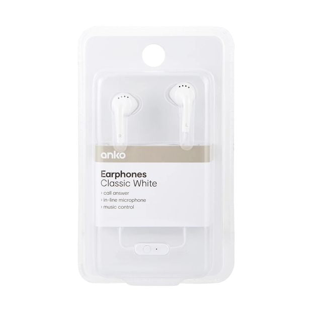 White Earphones - Anko