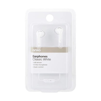White Earphones - Anko