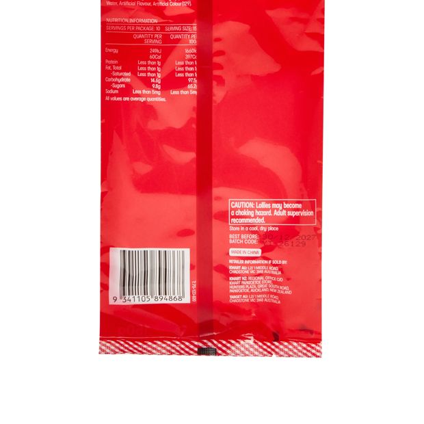 10 Pack Peppermint Flavour Candy Canes 150g