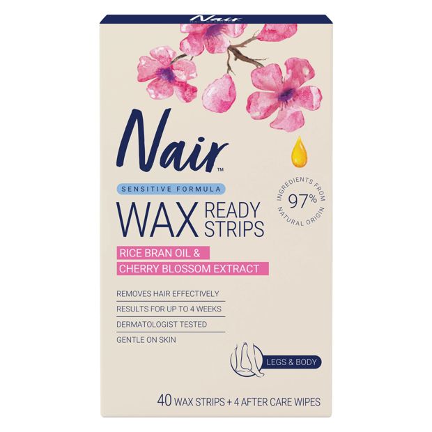 Nair Large Wax Strips - 40 pack