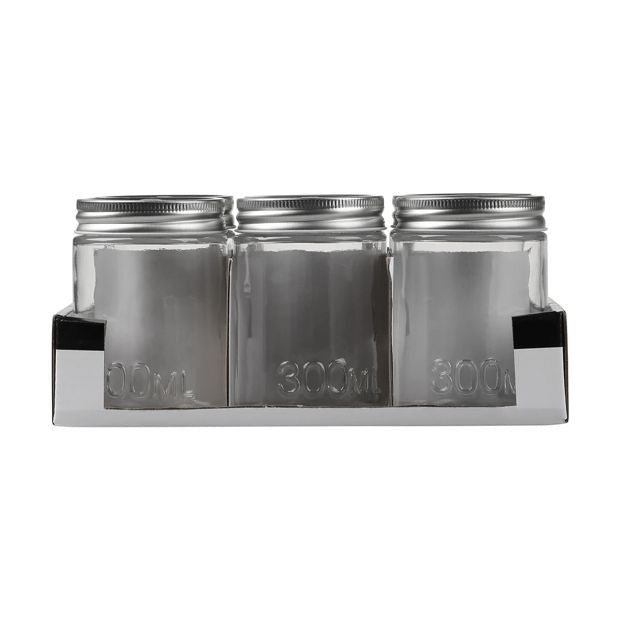 6 Preserving Jars, 300ml - Anko