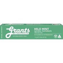 Grants Of Australia Toothpaste Mild Mint 110g