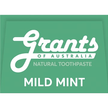 Grants Of Australia Toothpaste Mild Mint 110g